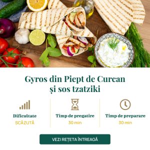 Gyros din Piept de Curcan și sos tzatziki-01