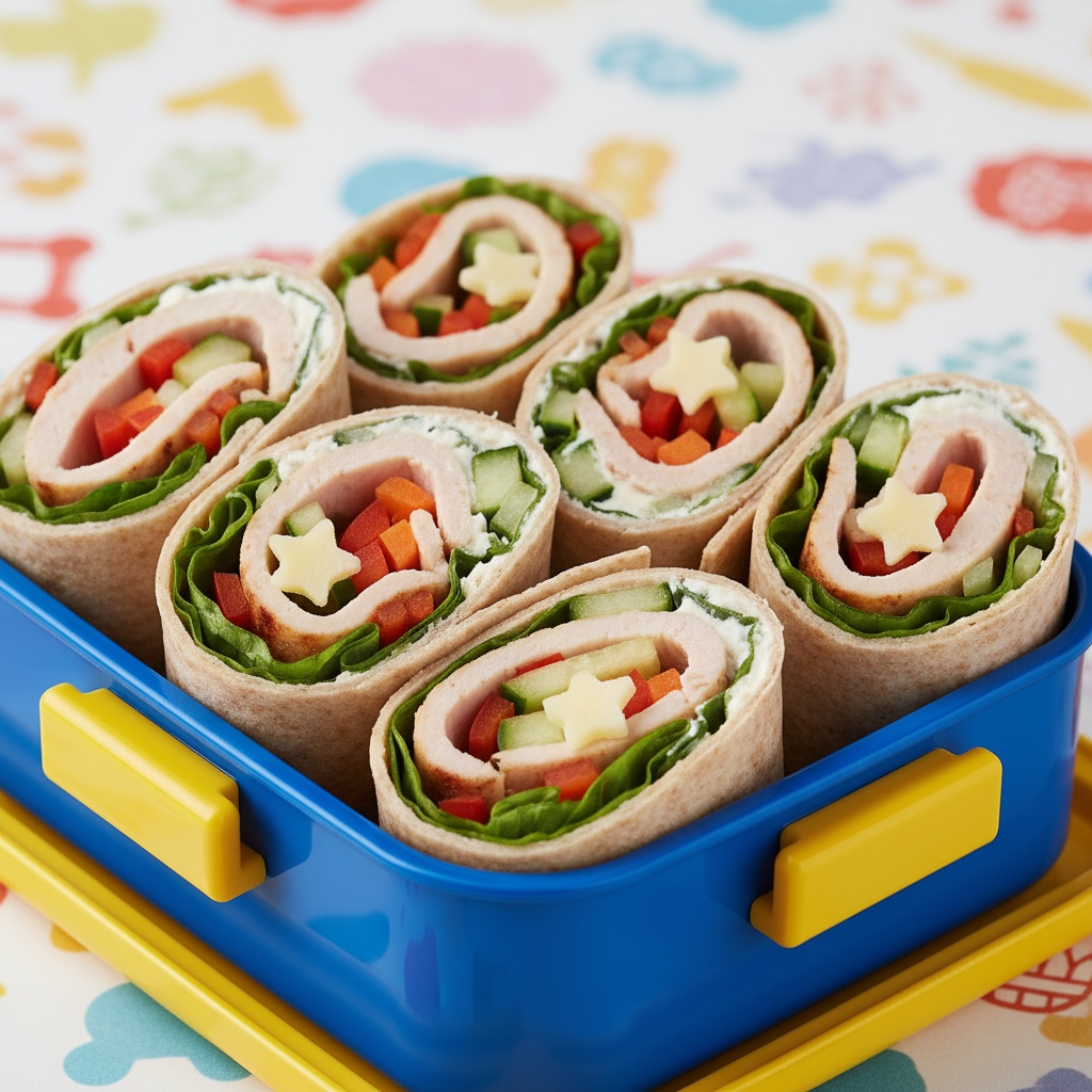 Mini wrap-uri cu piept de curcan la grătar