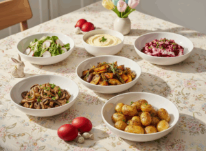 Idei românești și mai light de garnituri care se potrivesc perfect cu carnea de curcan de Paște. Mini-indicații de pregătire și combinații echilibrate pentru toată familia.