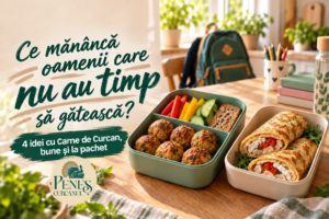 Ai puțin timp pentru gătit? Descoperă sfaturi pentru organizarea meselor și 4 idei cu carne de curcan, potrivite și pentru pachetul de la școală sau birou.